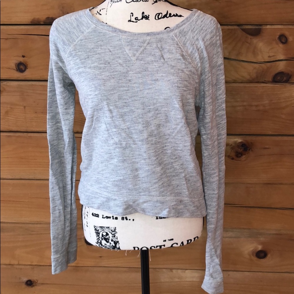 grey long sleeve